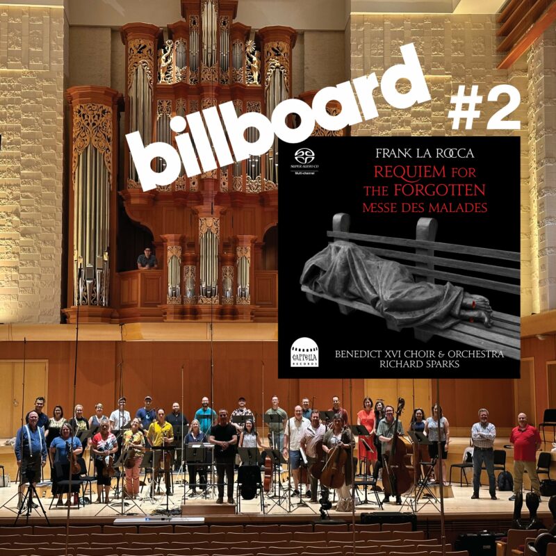 #2 Billboard Chart Debut for Frank La Rocca: Requiem for the Forgotten; Messe des Malades